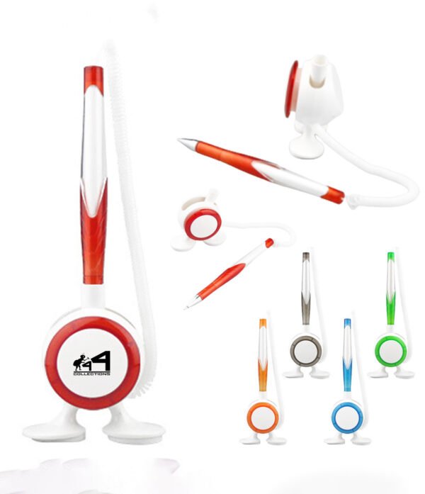 Lapicero de plástico con soporte